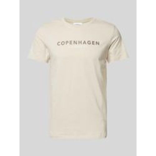 T-Shirt mit Label-Print Modell 'Copenhagen' - lindbergh - Modalova