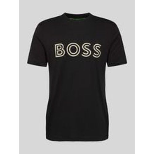 T-Shirt mit Label-Print - BOSS Green - Modalova