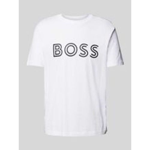 T-Shirt mit Label-Print - BOSS Green - Modalova