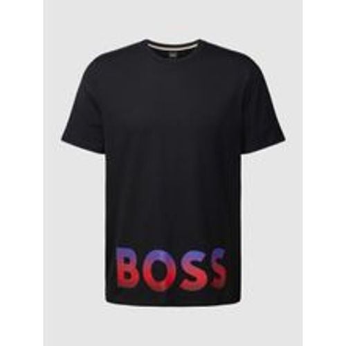 T-Shirt mit Label-Print - Boss - Modalova