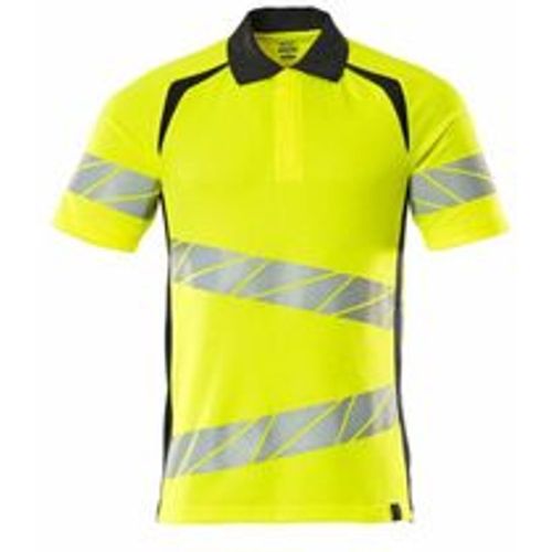 Polo-Shirt, moderne Passform Polo-shirt Gr. 2XLONE, hi-vis gelb/schwarzblau - Mascot - Modalova