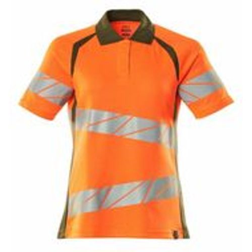 Damen-Polo-shirt 19093-771-1433 Gr. 3XL hi-vis orange/moosgrün - Mascot - Modalova