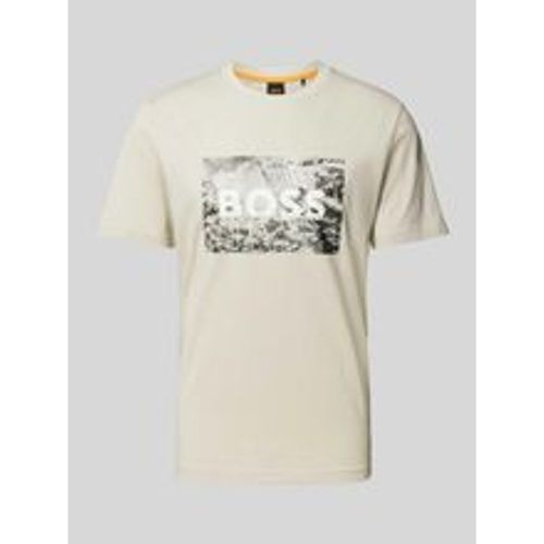 T-Shirt mit Motiv-Print - Boss Orange - Modalova