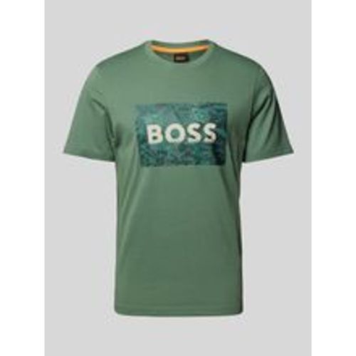 T-Shirt mit Motiv-Print - Boss Orange - Modalova