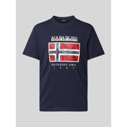 T-Shirt mit Rundhalsausschnitt Modell 'BIG FLAG' - Napapijri - Modalova