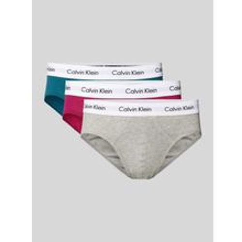 Slip mit Label-Bund im 3er-Pack - Calvin Klein Underwear - Modalova