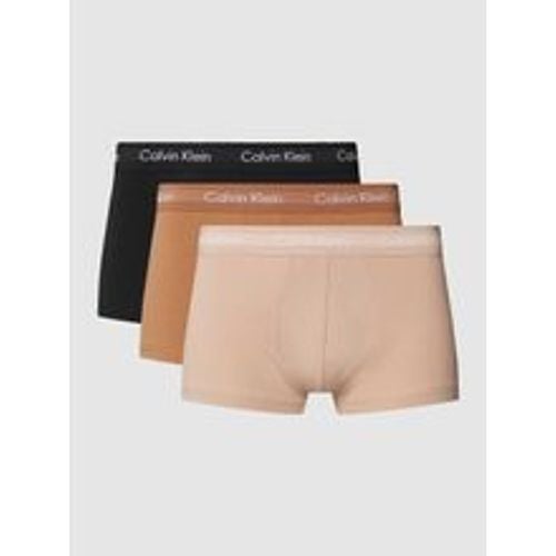 Trunks mit elastischem Logo-Bund im 3er-Pack Modell 'LOW RISE' - Calvin Klein Underwear - Modalova