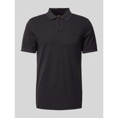 Slim Fit Poloshirt mit kurzer Knopfleiste Modell 'Prime' - Boss Orange - Modalova