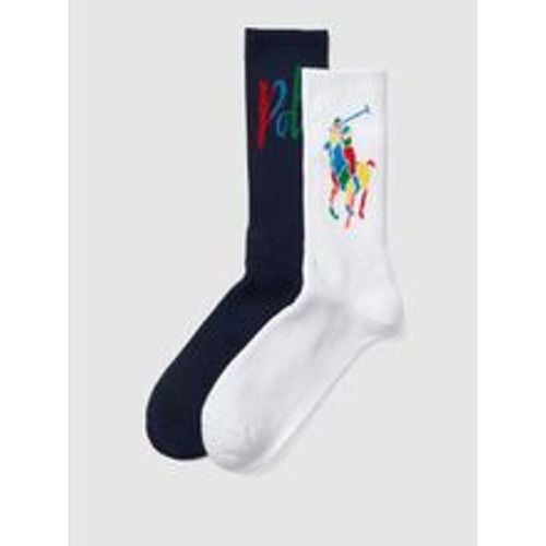 Socken mit kontrastivem Brand-Print im 2er-Pack - Polo Ralph Lauren Underwear - Modalova