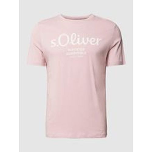 T-Shirt mit Label-Print - s.Oliver RED LABEL - Modalova