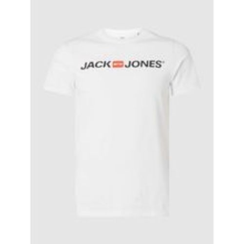 T-Shirt mit Label-Print Modell 'CORP' - jack & jones - Modalova