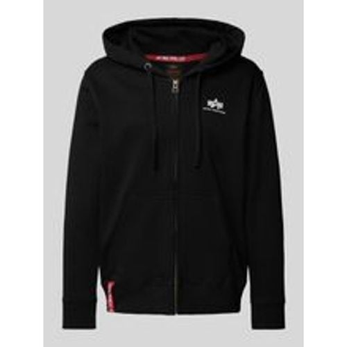 Sweatjacke mit Label-Print - alpha industries - Modalova