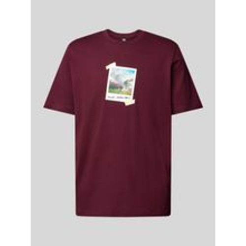 T-Shirt mit Motiv-Print - adidas Sportswear - Modalova