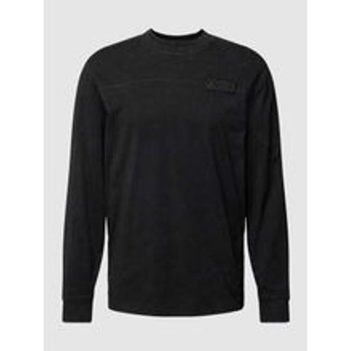 Longsleeve mit Label-Stitching - Boss Orange - Modalova