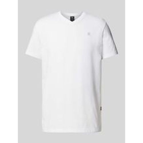 T-Shirt mit Label-Print Modell 'Base' - G-Star Raw - Modalova