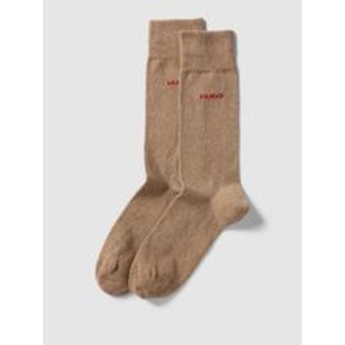 Socken mit Label-Detail im 2er-Pack - HUGO - Modalova