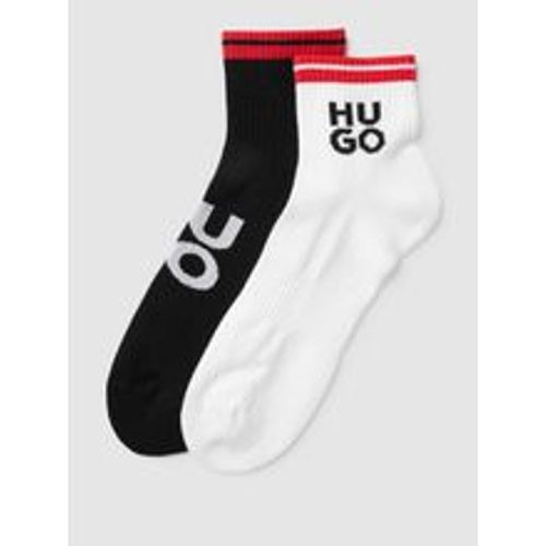 Socken mit Label-Detail im 2er-Pack Modell 'RIB LOGO' - HUGO - Modalova