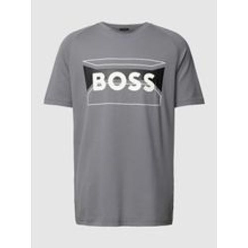 T-Shirt mit Label-Print - BOSS Green - Modalova