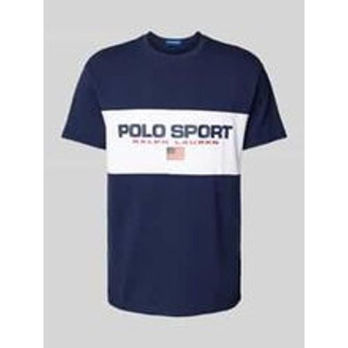 T-Shirt mit Label-Print - Polo Sport Ralph Lauren - Modalova