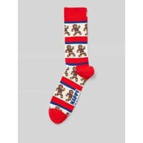 Socken mit Motiv-Stitching Modell 'Gingerbread Stripe' - Happy Socks - Modalova