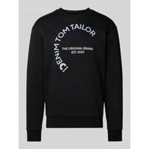 Sweatshirt mit Logo-Print - Tom Tailor Denim - Modalova