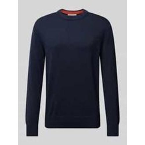 Regular Fit Strickpullover mit Rundhalsausschnitt - Tom Tailor Denim - Modalova