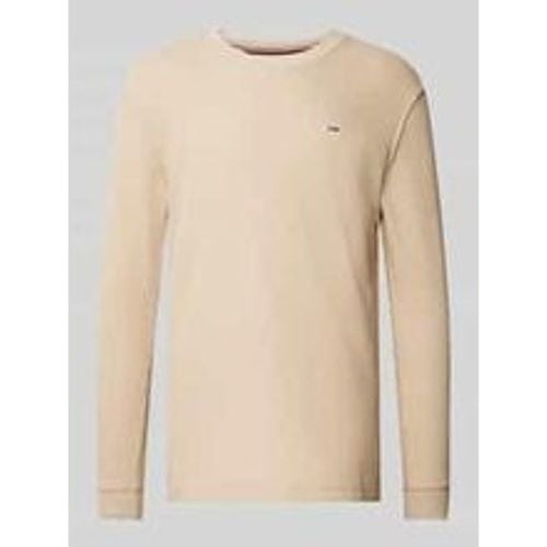 Regular Fit Longsleeve mit Label-Stitching - Tommy Jeans - Modalova