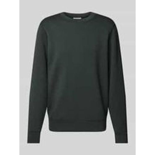 Sweatshirt mit gerippten Abschlüssen Modell 'Sebastian' - casual friday - Modalova