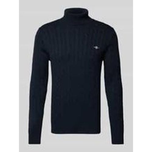 Rollkragenpullover mit Label-Stitching - Gant - Modalova