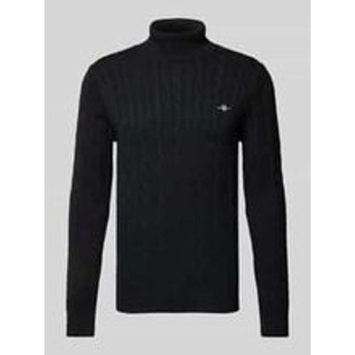 Rollkragenpullover mit Label-Stitching - Gant - Modalova