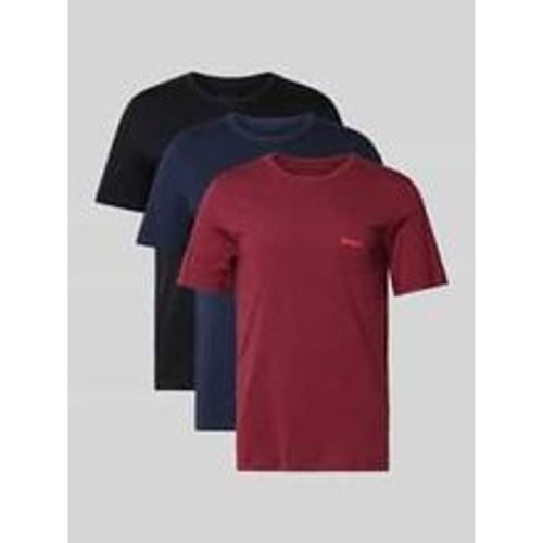 Regular Fit T-Shirt mit Label-Print im 3er-Pack - HUGO - Modalova