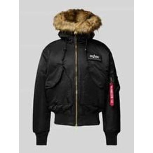 Bomberjacke mit Label-Detail - alpha industries - Modalova