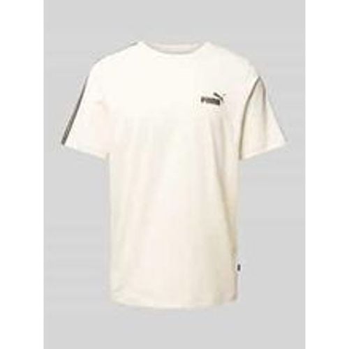 T-Shirt mit Label-Print - Puma - Modalova