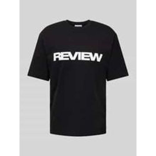 T-Shirt mit Label-Print - Review - Modalova