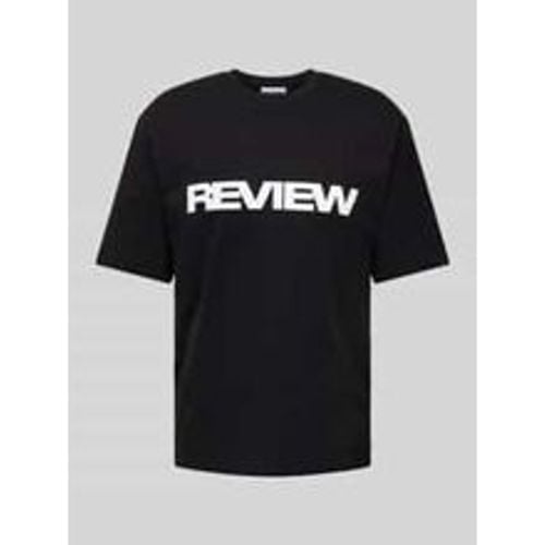 T-Shirt mit Label-Print - Review - Modalova