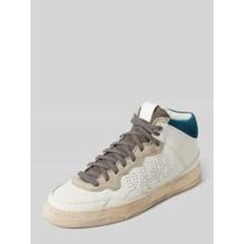 Ledersneaker mit Label-Lochmuster Modell 'Bali' - P448 - Modalova