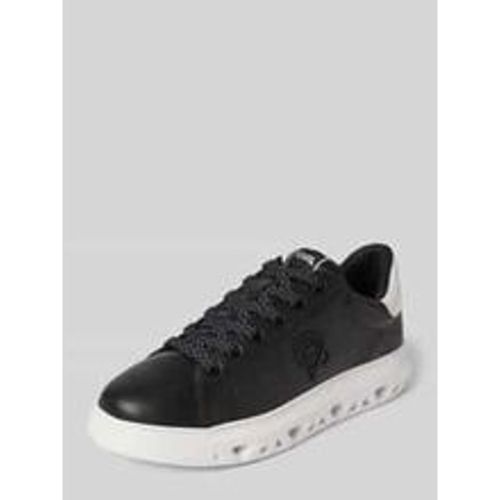 Ledersneaker mit Label-Details Modell 'KAPRI' - K by KARL LAGERFELD - Modalova