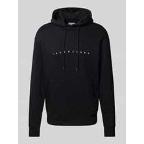 Hoodie mit Label-Print - jack & jones - Modalova