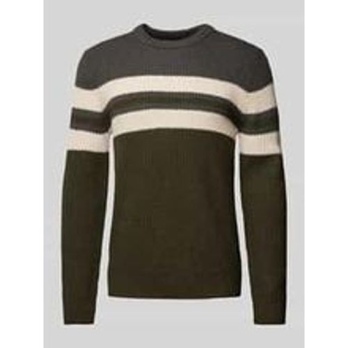 Strickpullover mit Rundhalsausschnitt Modell 'SANDER' - jack & jones - Modalova