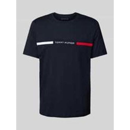 Regular Fit T-Shirt mit Label-Stitching - Tommy Hilfiger - Modalova