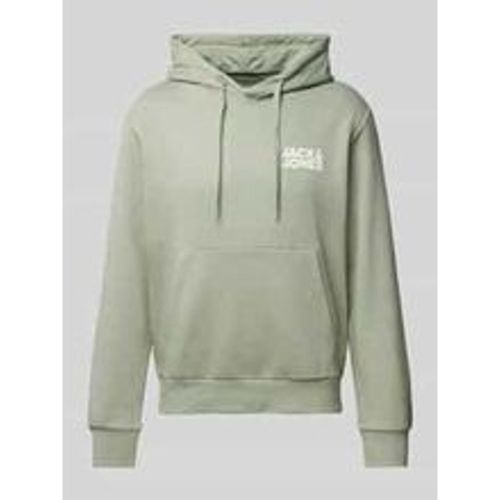 Hoodie mit Label-Print Modell 'ECORP' - jack & jones - Modalova