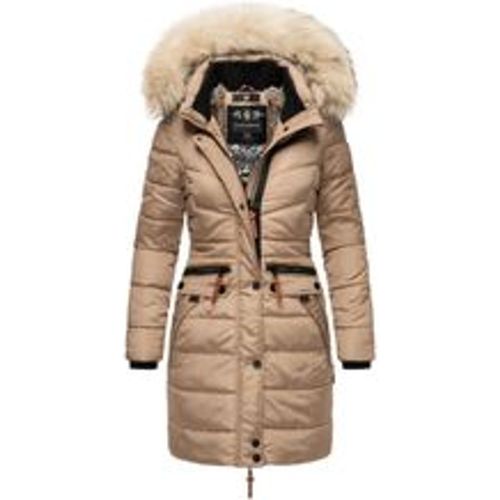 Damen Stylischer Steppmantel Winter Parka mit edlem Fellimitat Paula - Navahoo - Modalova