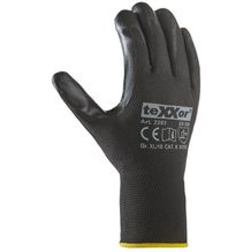 TeXXor® Nitril-Handschuhe polyester, Schwarz - TRIZERATOP - Modalova