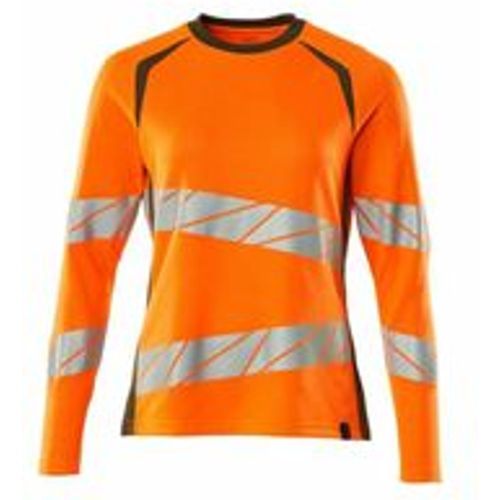 Damen-T-Shirt 19091-771-1433 Gr. m hi-vis orange/moosgrün - Mascot - Modalova