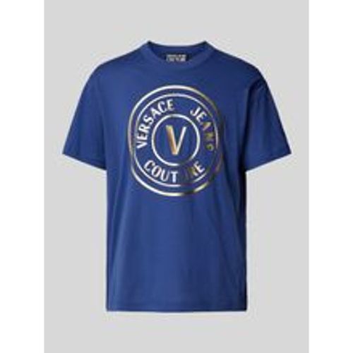 T-Shirt mit Label-Print Modell 'CJ00T' - Versace Jeans Couture - Modalova