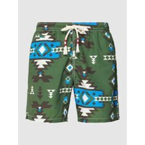 Badehose mit Allover-Muster Modell 'CAPRESE' - Mc2 Saint Barth - Modalova