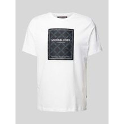 T-Shirt mit Label-Print Modell 'EMPIRE FLAGSHIP' - Michael Kors - Modalova