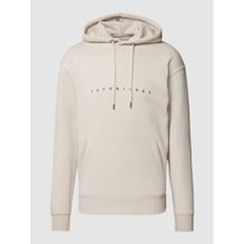 Hoodie mit Label-Print - jack & jones - Modalova