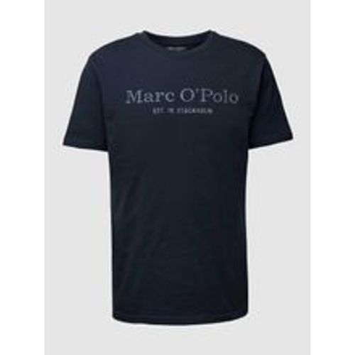 T-Shirt mit Statement- und Label-Print - Marc O'Polo - Modalova