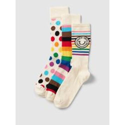 Socken mit Label-Detail im 3er-Pack Modell 'Pride' - Happy Socks - Modalova